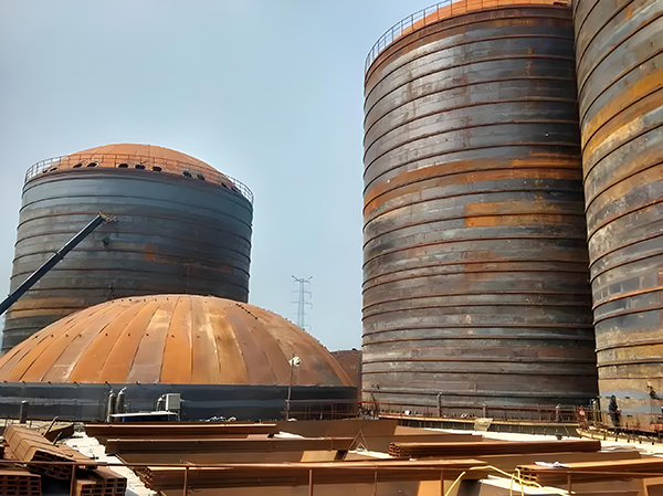 翔安焦粉钢板仓